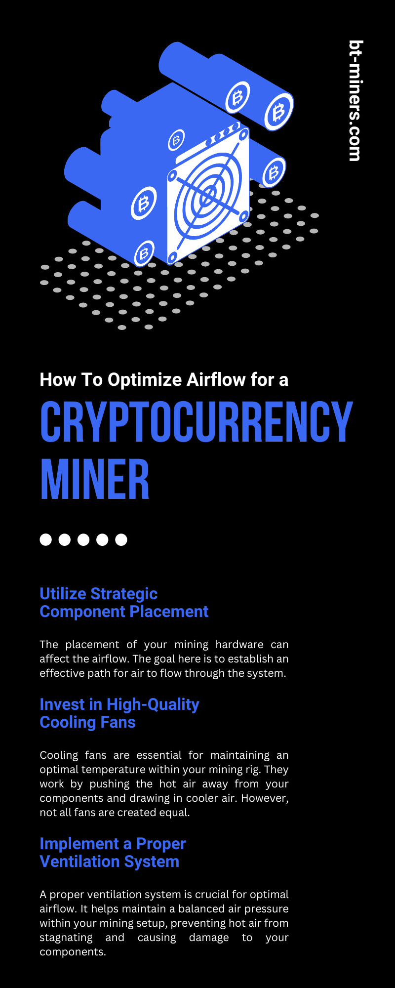 How To Optimize Airflow for a Cryptocurrency Miner
