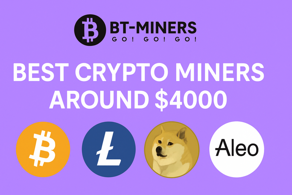 Melhores mineradores de criptomoedas por cerca de US$ 4000: Guia definitivo de investimento para você