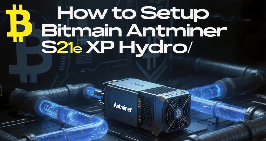 Como configurar o Bitmain Antminer S21e XP Hydro em casa em 2025: O guia definitivo passo a passo