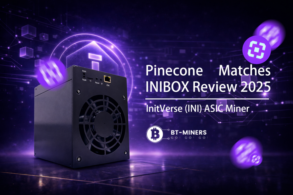 Pinecone Matches INIBOX Review 2025 – InitVerse (INI) ASIC Miner