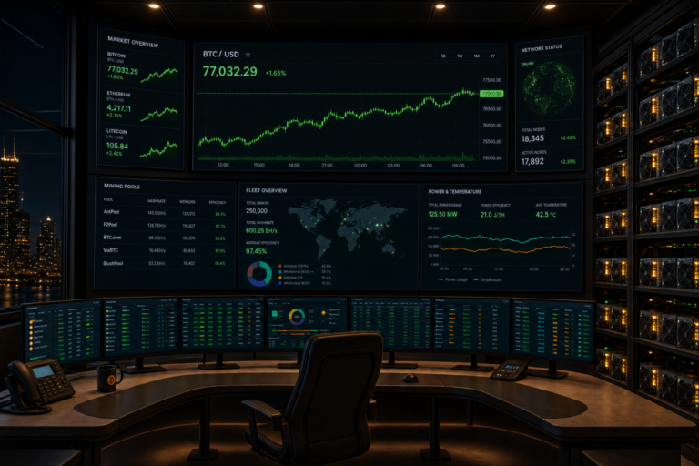Late May 2026 Crypto Mining Market Update | BTC Holds $77K, Difficulty Falls 2.3%, Altcoin ASICs Lead ROI