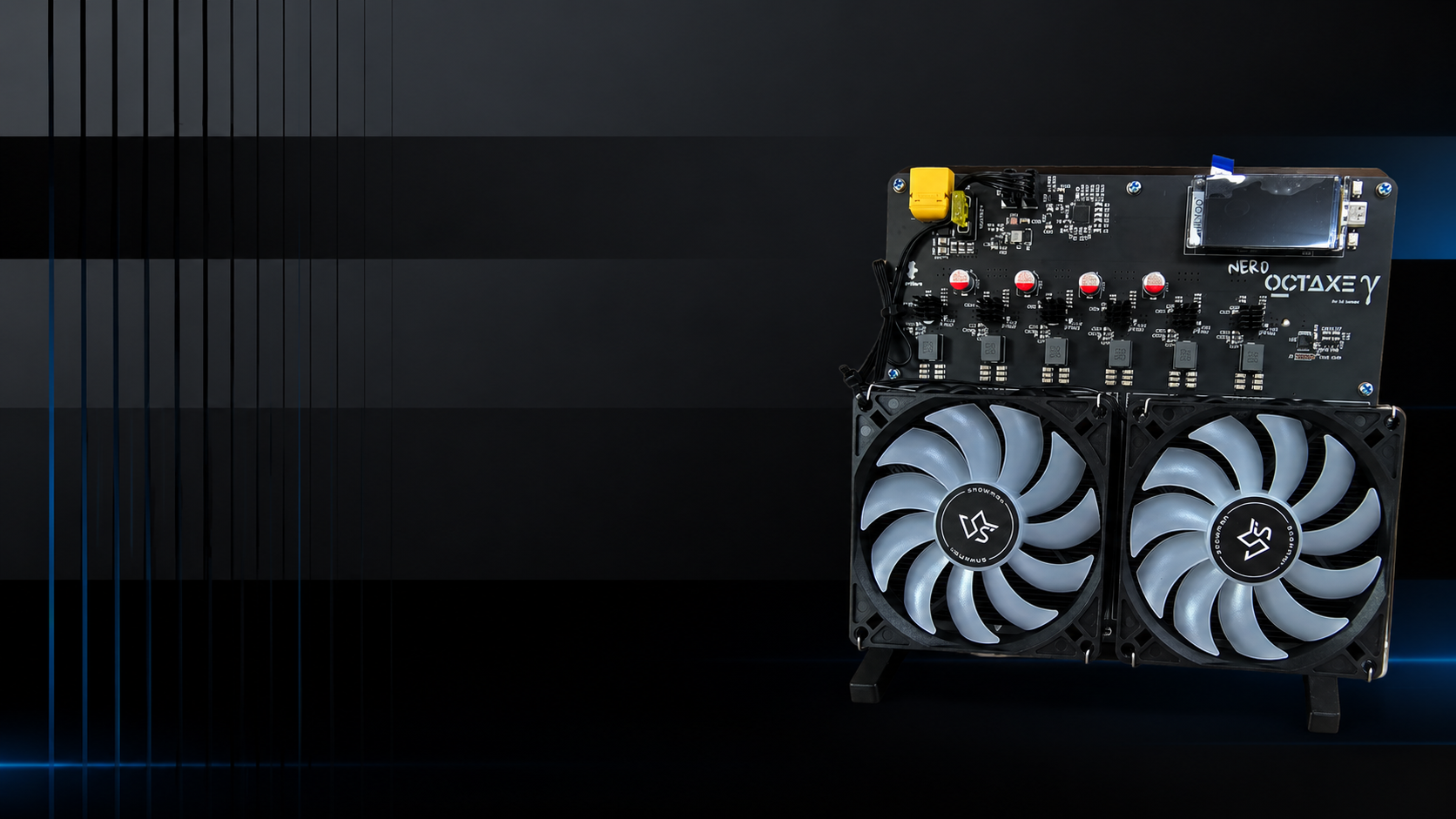 NerdMiner NerdOCTAxe Rev 3.1 12Th/s Bitcoin Solo Miner