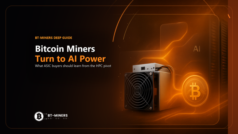 Why Bitcoin Miners Are Turning Power Into AI Compute
