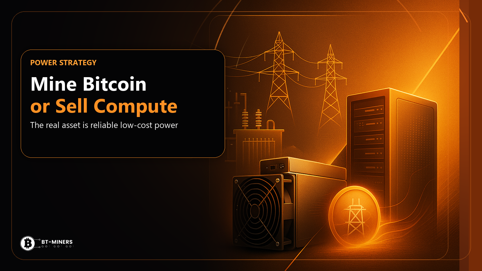 Bitcoin mining power strategy and AI compute allocation