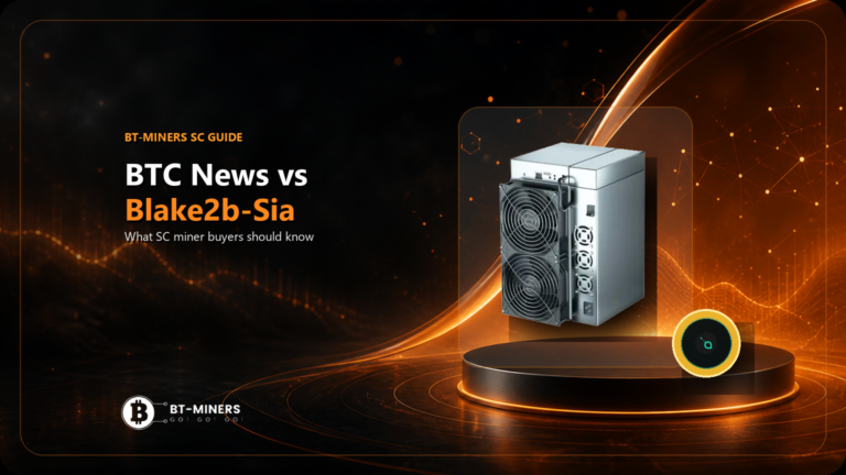 BTC News and Blake2b-Sia: What SC Miners Should Know
