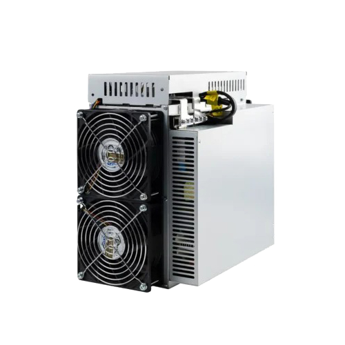 iBeLink BM-S3 family miner with a silver enclosure and two front cooling fans
