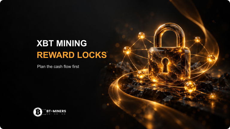 XBT Mining Reward Locks: Cash Flow for ASIC Owners